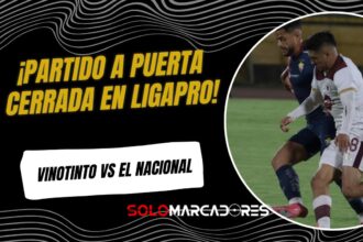 Vinotinto jugará sin público frente a El Nacional en la LigaPro