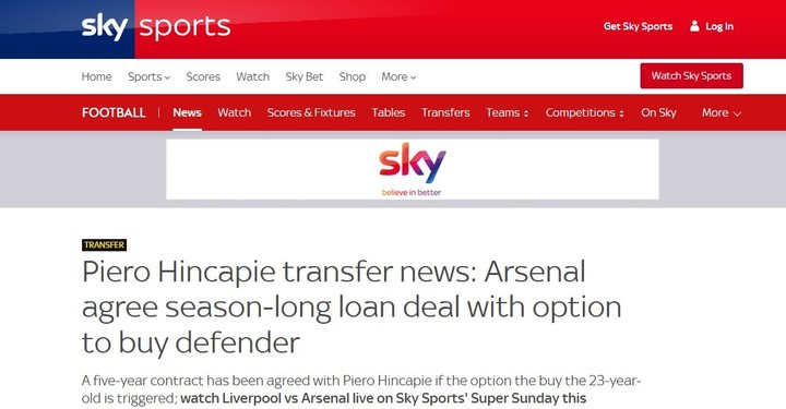 Piero Hincapié al Arsenal