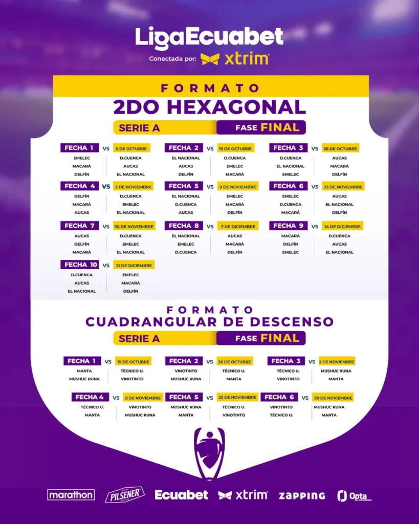 ¡Fase Final LigaPro Definida! Todo sobre el fútbol ecuatoriano: quién pelea por el título y quién por no descender 2 ¡Fase Final LigaPro Definida! Todo sobre el fútbol ecuatoriano: quién pelea por el título y quién por no descender