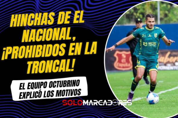 Copa Ecuador: 9 de Octubre no recibirá hinchas de El Nacional en La Troncal