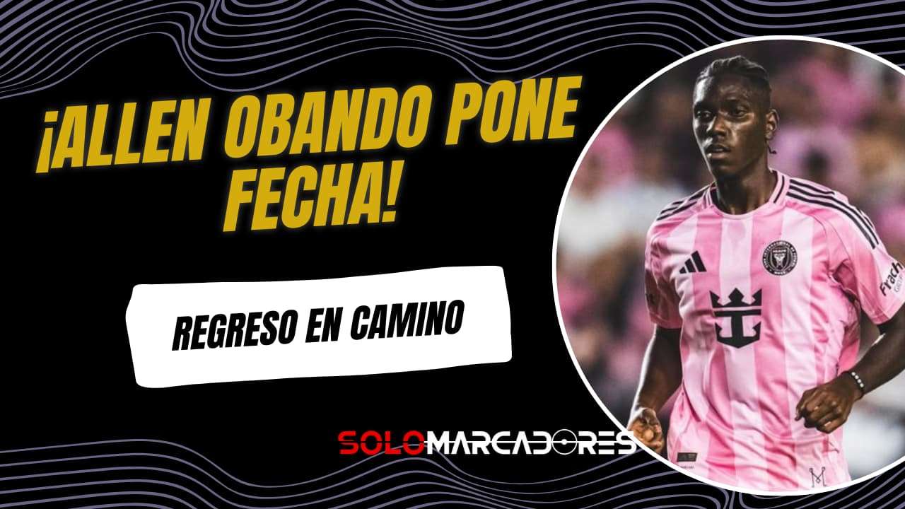 Allen Obando confiesa cuándo volverá a las canchas