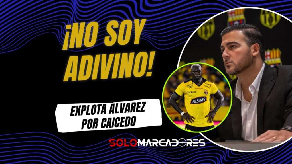 Antonio Álvarez sobre Felipe Caicedo: “No soy adivino para saber que se lesionaría”