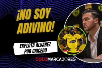 Antonio Álvarez sobre Felipe Caicedo: “No soy adivino para saber que se lesionaría”