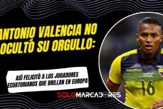 Antonio Valencia y su mensaje a los jugadores ecuatorianos en Europa "Qué orgullo..."