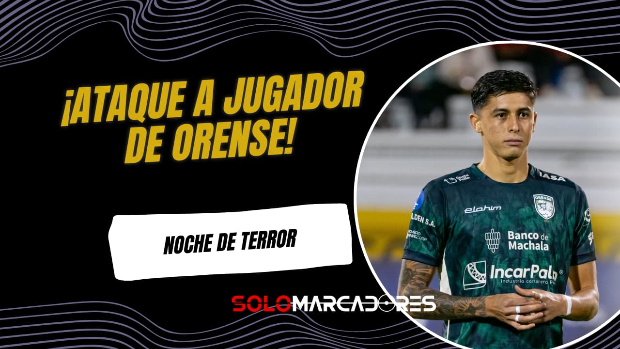 Ariel Suárez, jugador de Orense, sufrió un ataque armado en Machala