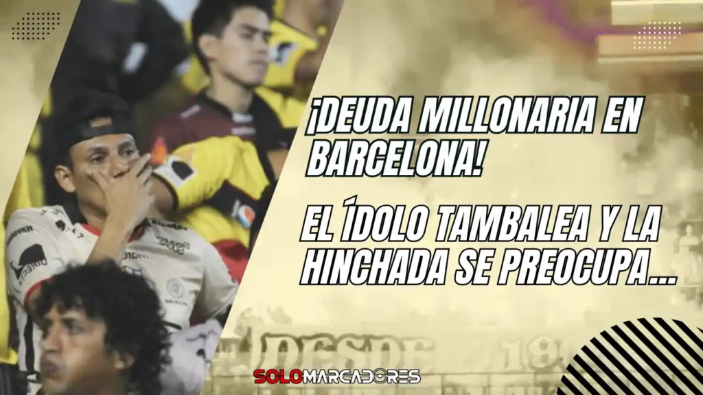 Barcelona SC en aprietos