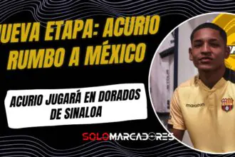 Barcelona SC presta a John Acurio a Dorados de Sinaloa hasta 2026