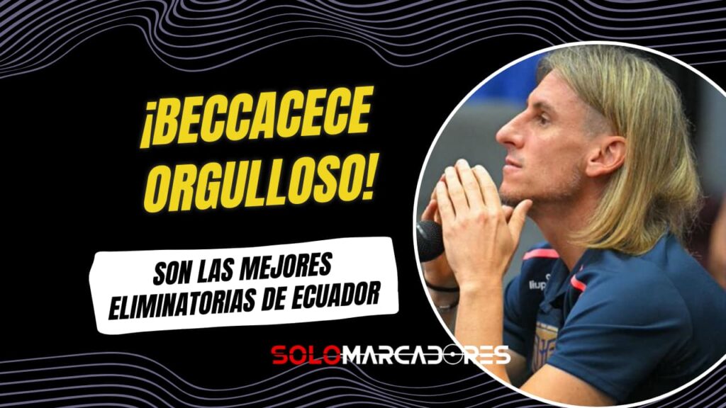 Beccacece tras el empate en Paraguay: “Son las mejores eliminatorias de Ecuador”