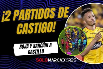 Byron Castillo sancionado: cuántos partidos se perderá tras su expulsión en el Clásico del Astillero