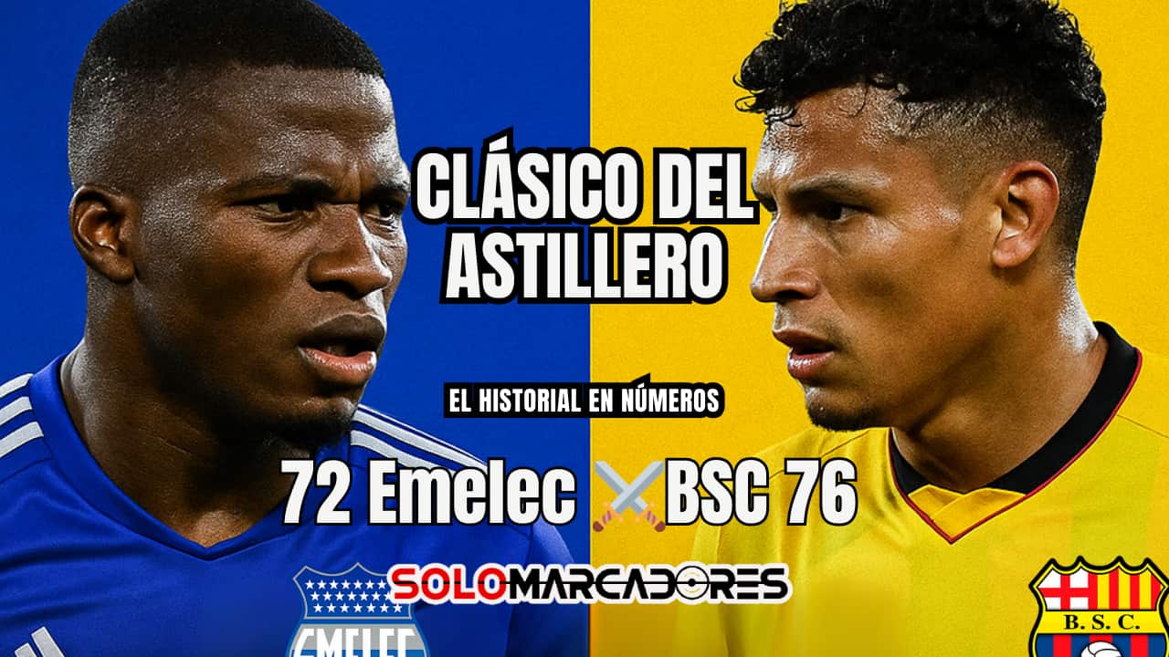 Clásico del Astillero: así marcha el historial entre Emelec y Barcelona