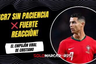 Cristiano Ronaldo empuja a un aficionado que intentó acercarse para una foto