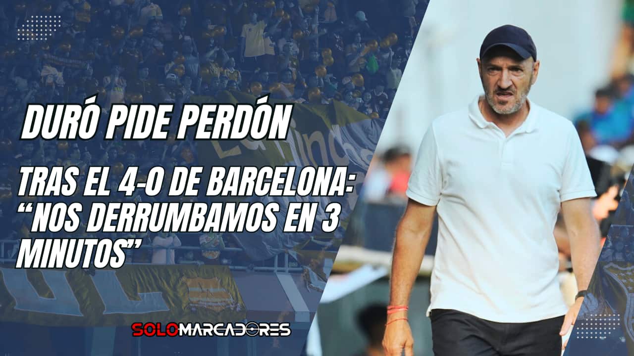 Duró rompe el silencio tras la goleada en el Clásico del Astillero