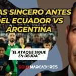 ¡CAMBIO DE TONO! Egas reaccionó distinto a las críticas en la previa con Argentina