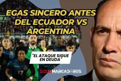 ¡CAMBIO DE TONO! Egas reaccionó distinto a las críticas en la previa con Argentina
