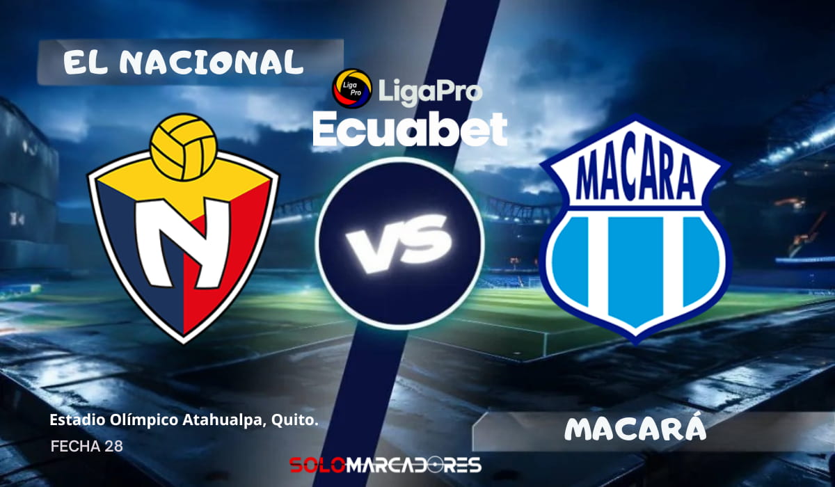 LigaPro: El Nacional vs Macará día, hora y cómo verlo por TV