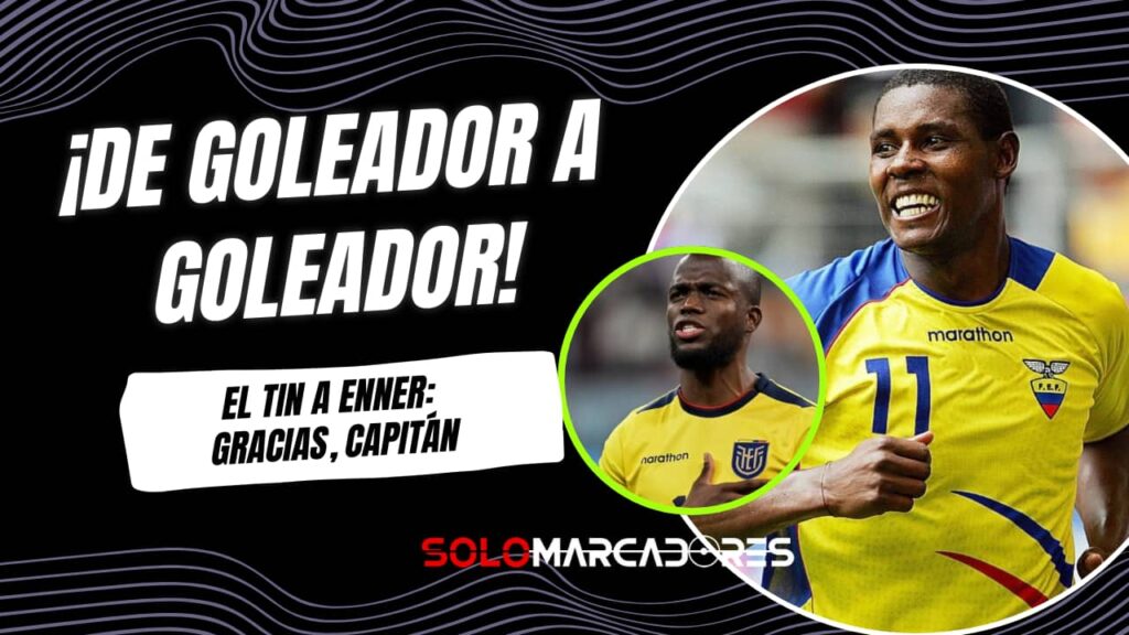 De goleador a goleador: El Tin Delgado envía mensaje de despedida a Enner Valencia