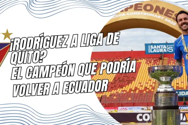 El campeón Sebastián Rodríguez suena fuerte para Liga de Quito
