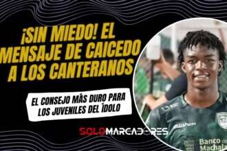 El consejo sin filtros de Bruno Caicedo a los juveniles de Barcelona SC