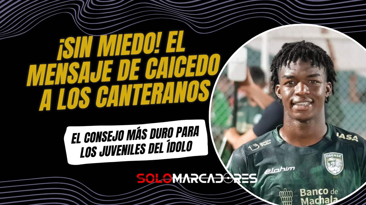 El consejo sin filtros de Bruno Caicedo a los juveniles de Barcelona SC