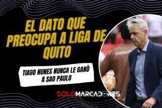 El historial de Tiago Nunes contra Sao Paulo: nunca pudo ganarle