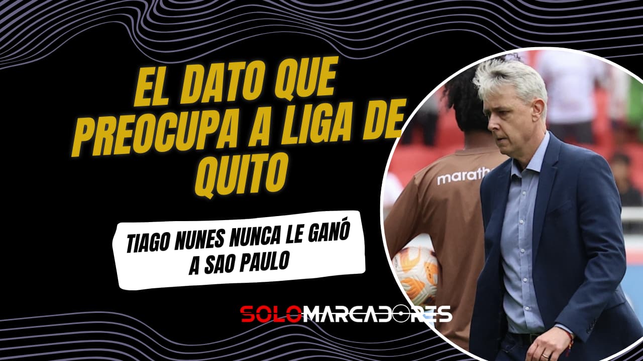 El historial de Tiago Nunes contra Sao Paulo: nunca pudo ganarle
