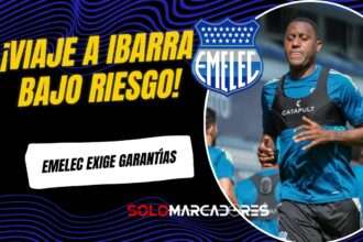 Emelec alerta sobre seguridad en su viaje a Ibarra por la Copa Ecuador