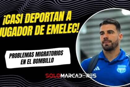 Emelec en alerta: Alexander González casi es deportado por problemas con su visa
