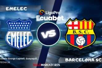 Emelec vs Barcelona por la LigaPro: día, horario y cómo ver el Clásico del Astillero