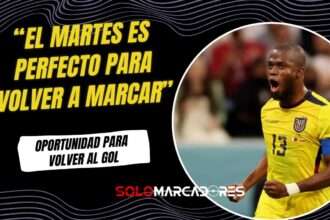 Enner Valencia confía en volver al gol: “es una linda oportunidad para anotar goles”