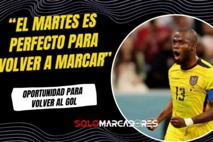 Enner Valencia confía en volver al gol: “es una linda oportunidad para anotar goles”