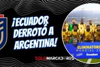 Enner Valencia despidió las Eliminatorias con triunfo de Ecuador ante Argentina