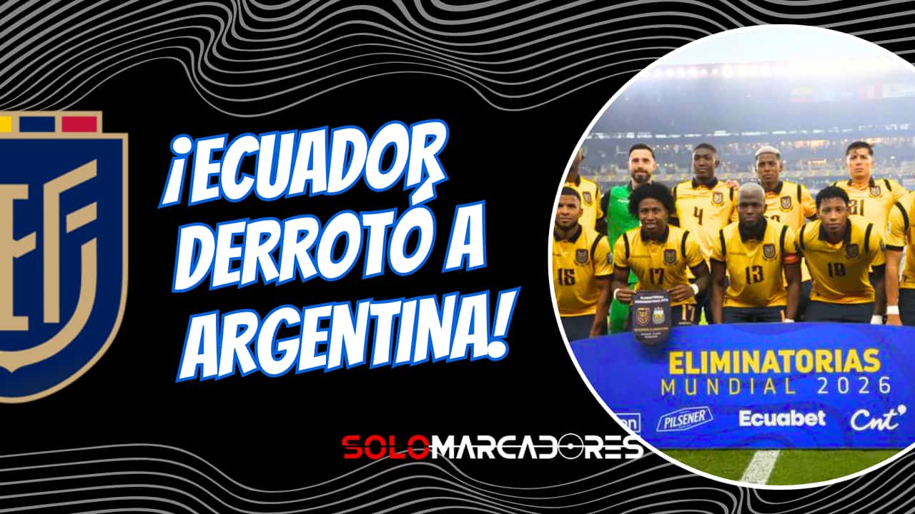 Enner Valencia despidió las Eliminatorias con triunfo de Ecuador ante Argentina