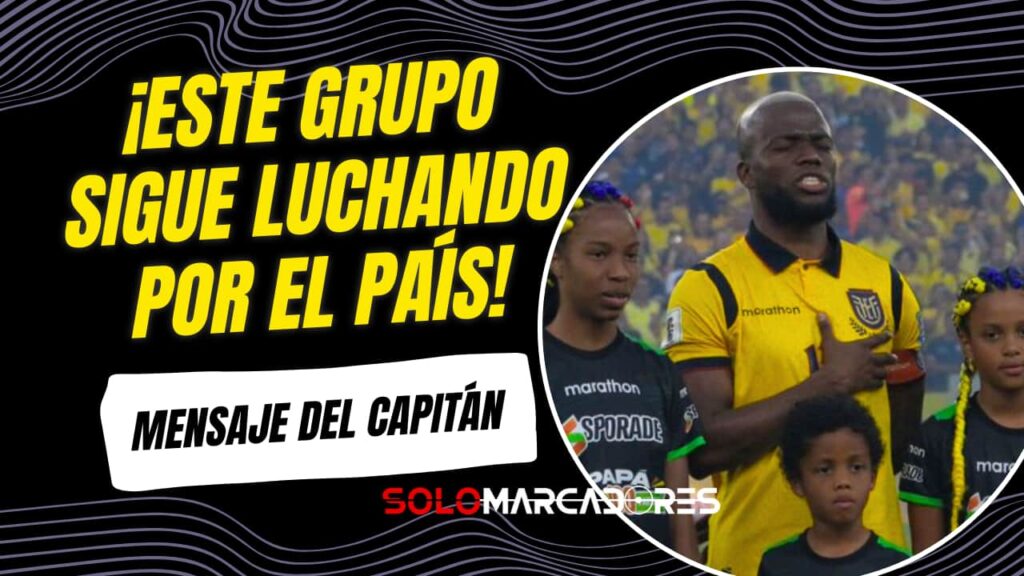 Énner Valencia emociona con su mensaje tras el triunfo de Ecuador: “Este grupo da la cara, el corazón”