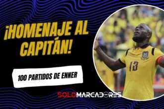 Enner Valencia llega a 100 partidos con Ecuador y será homenajeado