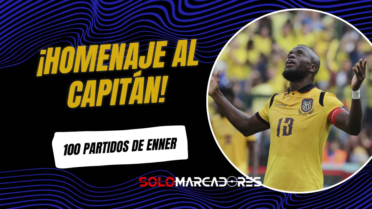 Enner Valencia llega a 100 partidos con Ecuador y será homenajeado