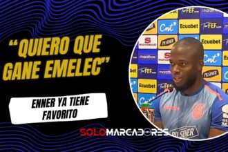 Enner Valencia y el Clásico del Astillero: “Espero que gane mi Emelec”