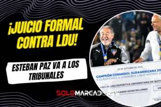 Esteban Paz demanda a Liga de Quito por cobro de dinero: se abre un proceso legal