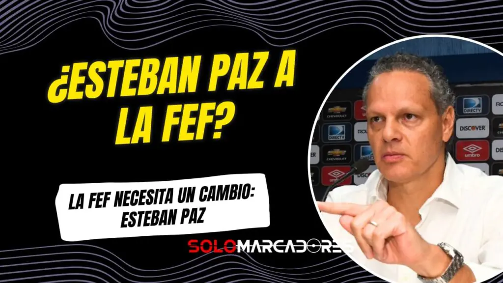 Esteban Paz habla sobre una posible renovación en la FEF y su candidatura a la presidencia