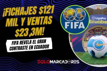 FIFA expone contraste: $121 mil en fichajes y $23,3 millones en ventas en la LigaPro