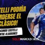Facundo Castelli en duda para el Clásico del Astillero: ¿llega ante Barcelona SC? 4 Facundo Castelli en duda para el Clásico del Astillero: ¿llega ante Barcelona SC?