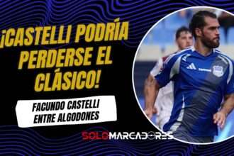 Facundo Castelli en duda para el Clásico del Astillero: ¿llega ante Barcelona SC?