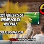 Fecha 30 de la LigaPro 2025: Partidos, horarios y dónde verlos por TV abierta