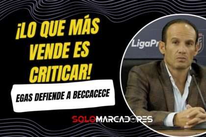 Francisco Egas: “Lo que más vende es criticar a la selección para hacernos quedar mal”