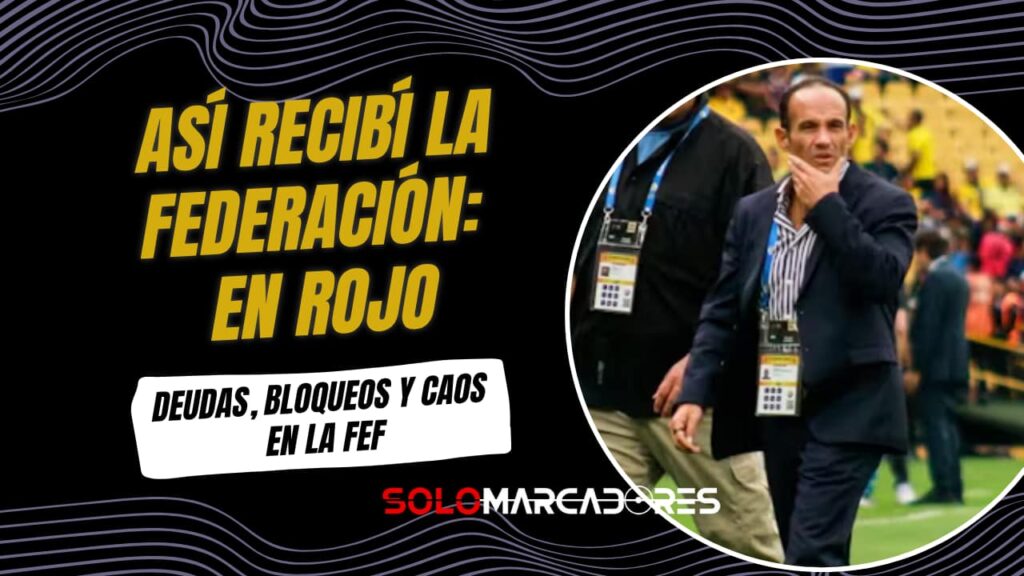 Francisco Egas: “Me tocó pagar la farra que dejó la dirigencia pasada en la FEF”