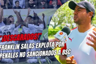 Franklin Salas EXPLOTA por penales no sancionados a BSC