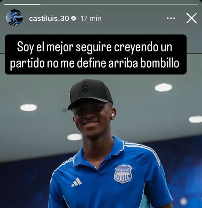 frase de Luis Castillo luego de la goleada sufrida de Emelec