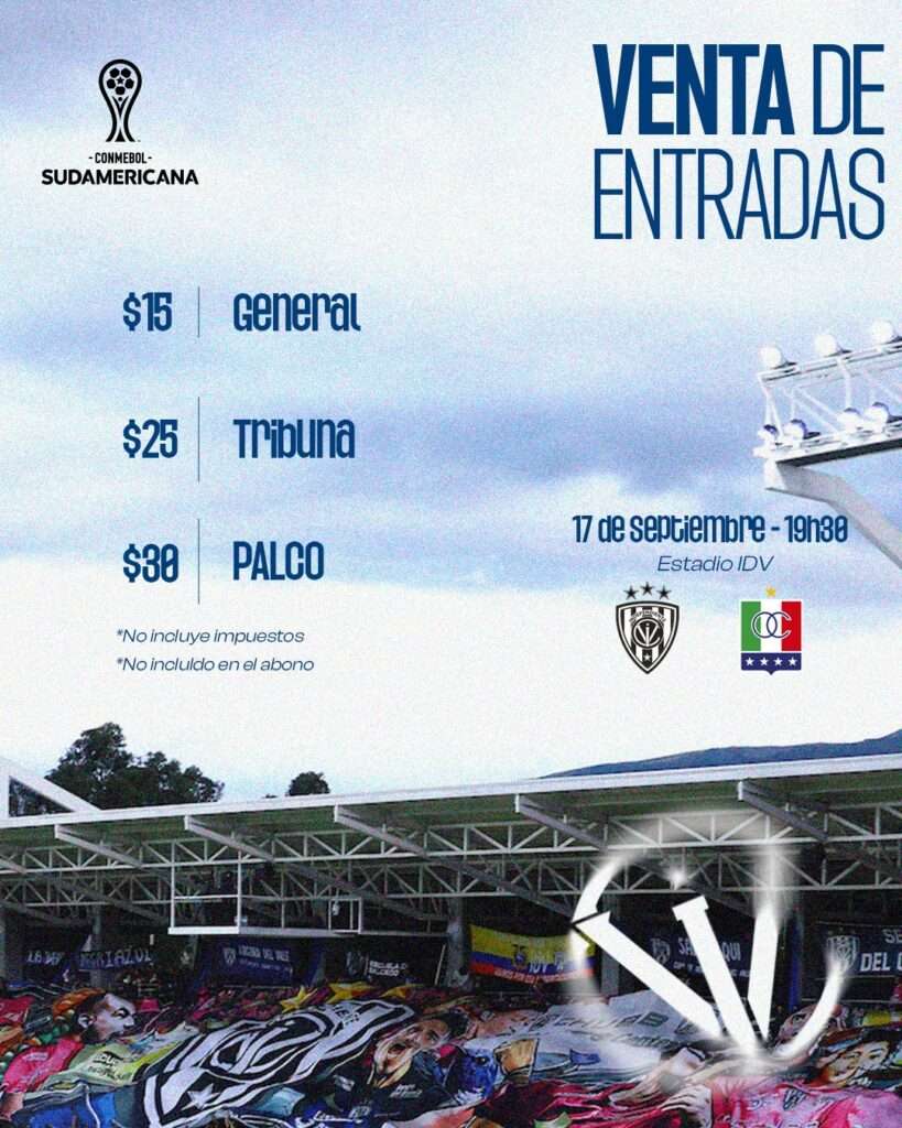 Copa Sudamericana: Independiente del Valle vs Once Caldas día, hora y cómo verlo por TV