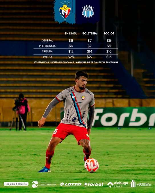 El Nacional vs Macará