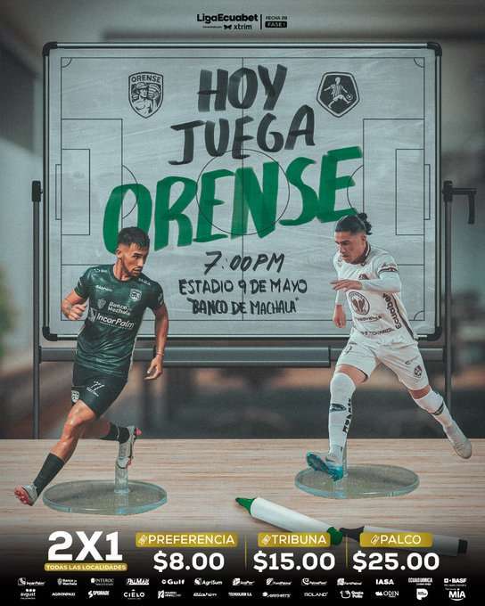 LigaPro: Orense vs Mushuc Runa día, hora y cómo verlo por TV