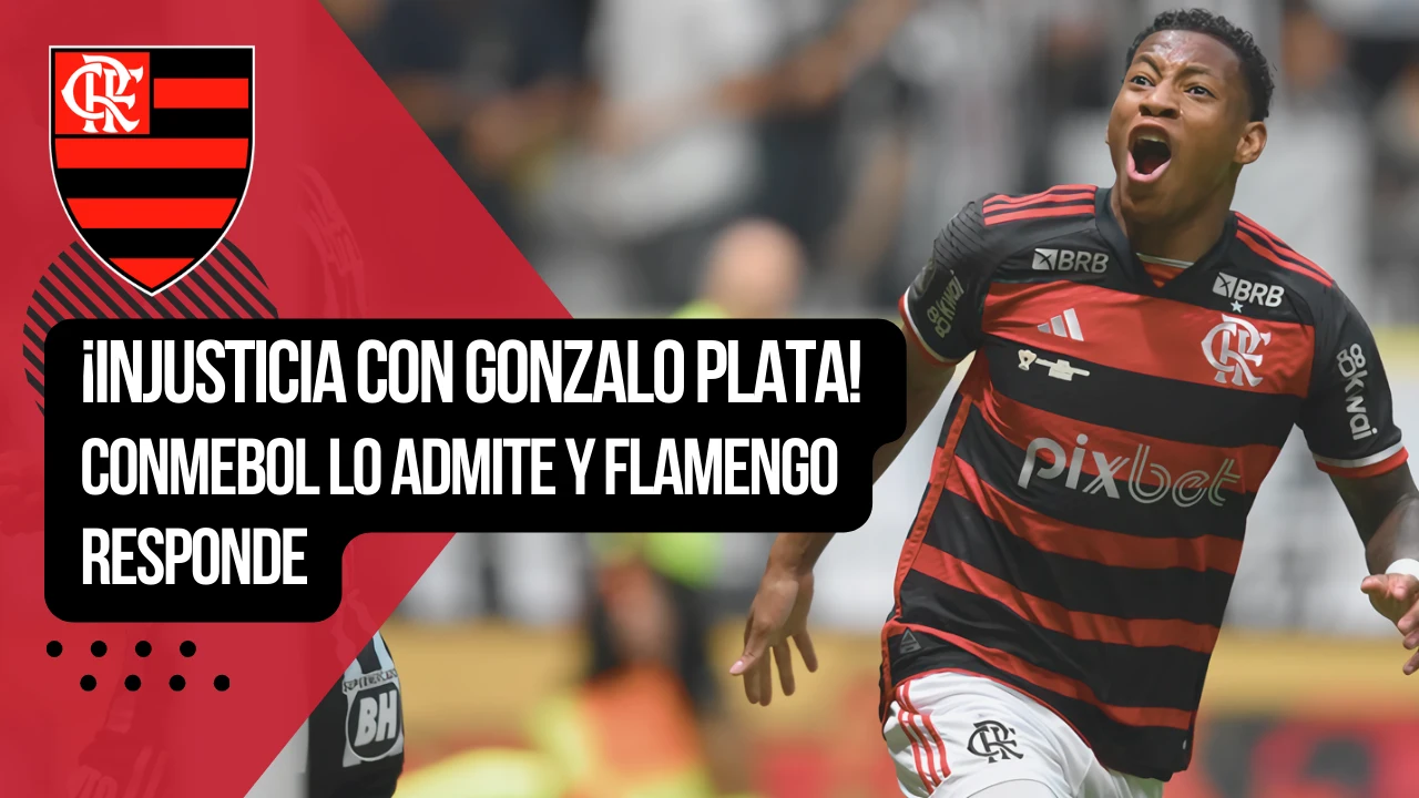 Gonzalo Plata fue mal expulsado y Flamengo ya prepara su reclamo